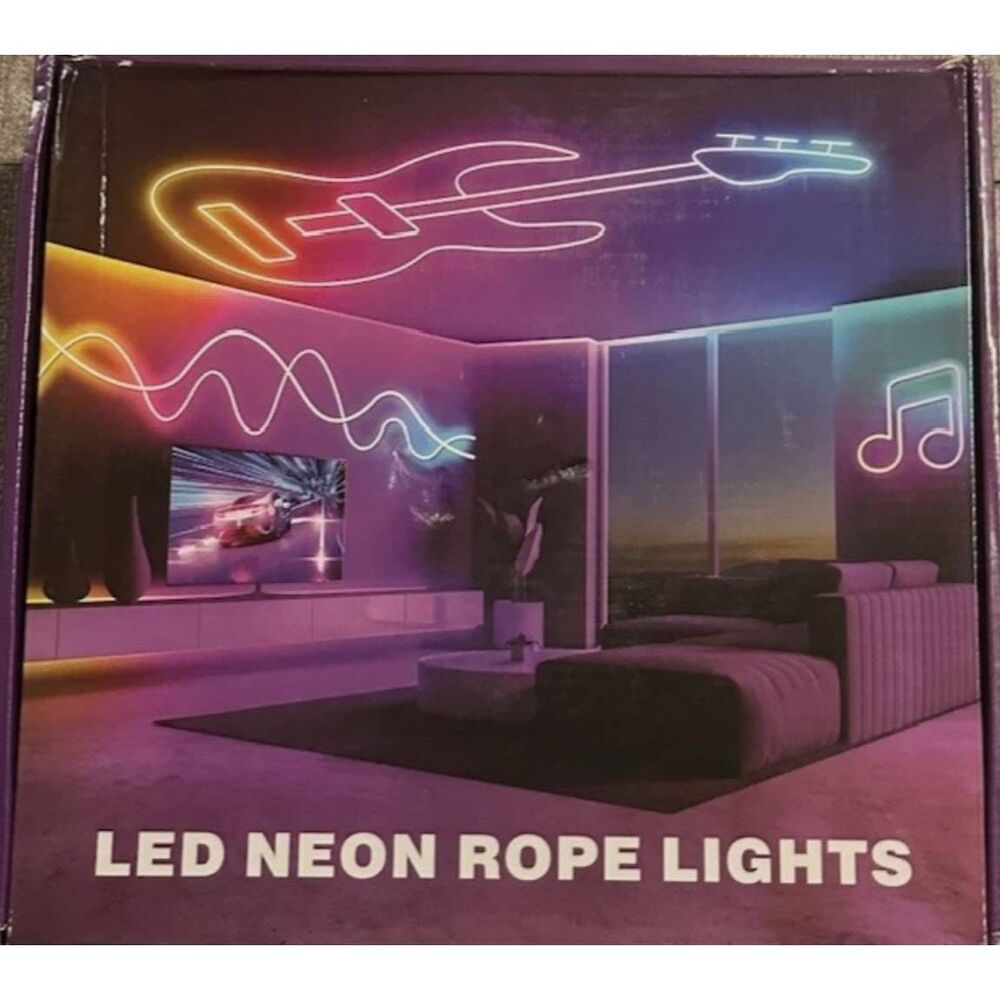 LETIANPAI LED Neon Rope Lights Control By App/Bluetooth-100ft